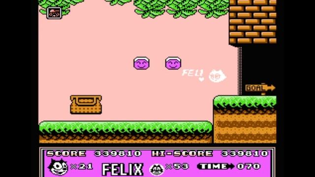 Dendy (Famicom,Nintendo,Nes) 8-bit Felix The Cat Битва с Боссами