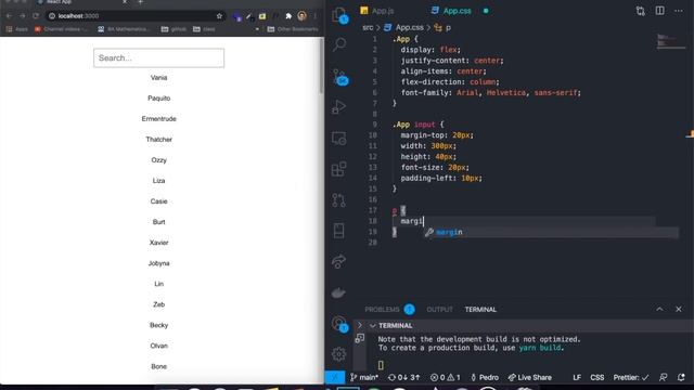 Search Filter React Tutorial - Search Bar in React смотреть онлайн