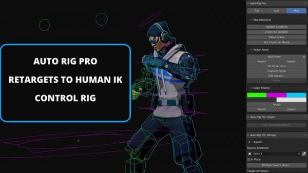 Wonder Dynamics AI | Blender Auto rig pro