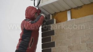 Монтаж термопанелей 'Европарк' на подсистему