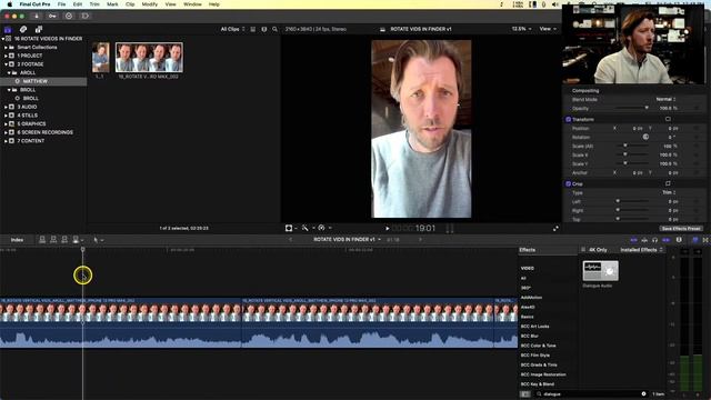 Live Editing a YouTube Short in Final Cut Pro смотреть онлайн