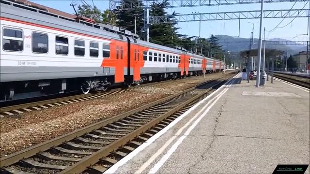 РЖД ЭД4М-441 Краснодар-1 - Сочи смотреть онлайн