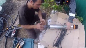 Завод воды в дом из колодца, установка насосной станции