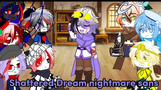 sans aus react to nightmare aus $ Bad Apple $ смотреть онлайн