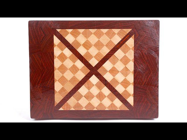 "Canadian flag" end grain cutting board scrap смотреть онлайн