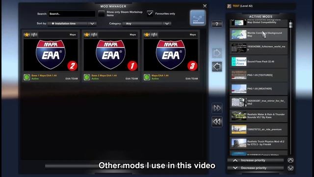 MAPA EAA is back! Nice map mods for ETS2 1.44 смотреть онлайн