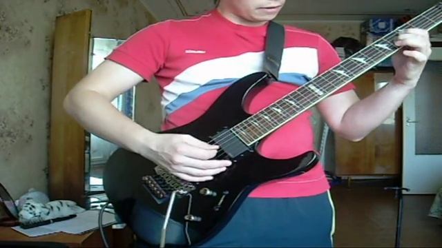 Floods (Pantera) - solo guitar cover, E tune смотреть онлайн
