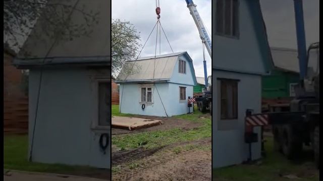 Перенос каркасного дома 5×5 метров смотреть онлайн