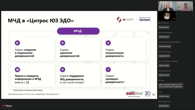 Вебинар: Как на 30 сократить затраты на обработку документов Цитрос ЮЗ ЭДО 1 смотреть онлайн
