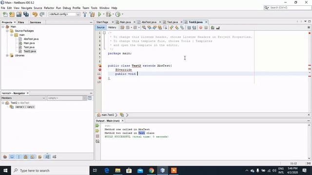 30. Abstract Class and final keyword смотреть онлайн