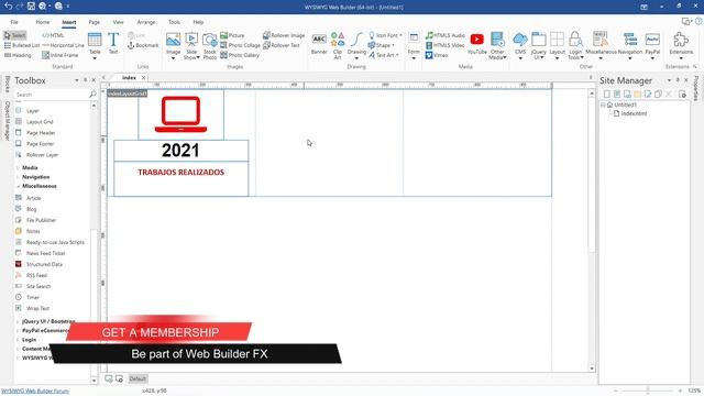 WYSIWYG Web Builder. How to add Animated Counters (English CC) смотреть онлайн