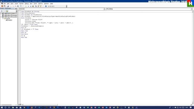 FileDialog in PowerPoint смотреть онлайн