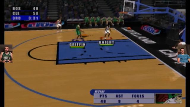 Cavs vs Celtics - NBA Live 2001 смотреть онлайн