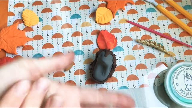 Ёжик из лёгкого пластилина/ clay hedgehog смотреть онлайн