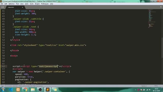 Amazing Parallax Slideshow With Swiper Js Tutorial