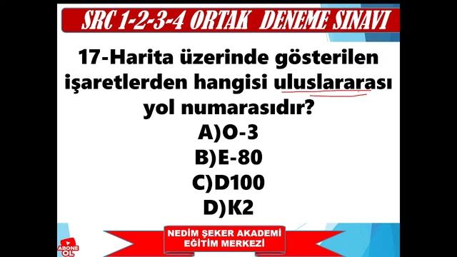 #SRC1 #SRC2 #SRC3 #SRC4 "CANLI YAYIN" (ÖRNEK SINAV SORULARI) 2023 #77 смотреть онлайн