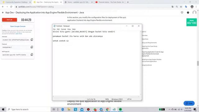 App Dev - Deploying the Application into App Engine Flexible Environment - Java смотреть онлайн