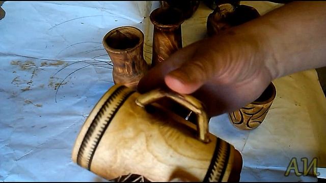 Изделия из тополя под лаком. смотреть онлайн
