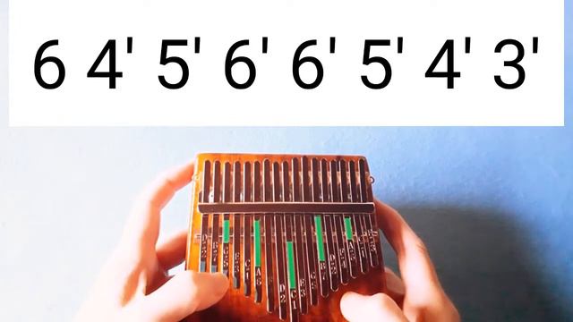 Sailor Moon OST - Moonlight Densetsu (Easy Tabs/Tutorial/Play-Along) - Kalimba Cover