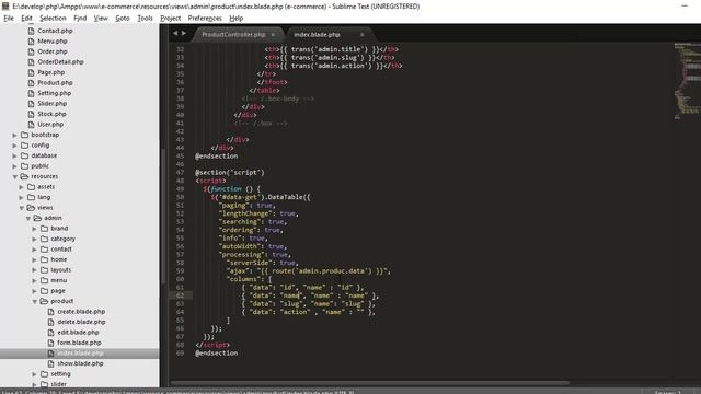 32 - E-commerce Project Laravel 5.5 - Product Section - Product Views Part 1 смотреть онлайн