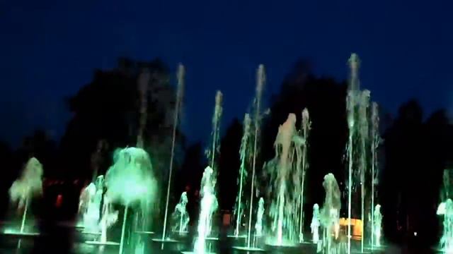 Dry musical Fountain in Kursk смотреть онлайн