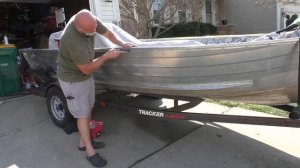 Покраска алюминиевой лодки аэрозольной краской