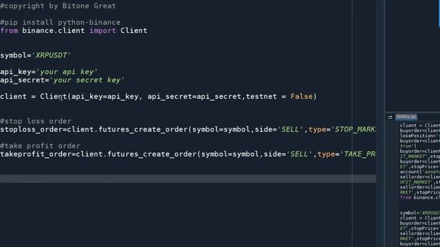 [Binance Futures][Python API] How to place stop loss and take profit orders (XRPUSDT) смотреть онлайн