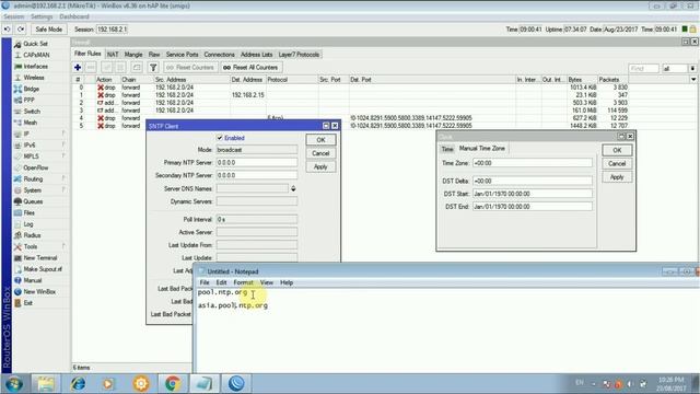 How to change Mikrotik Router date and time смотреть онлайн