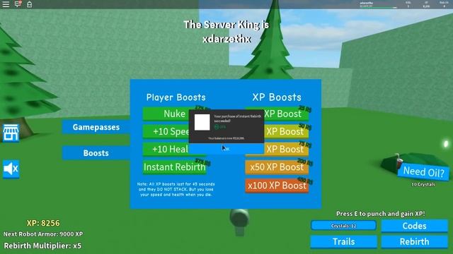 Becoming King Of The Server - Roblox Robot Simulator смотреть онлайн