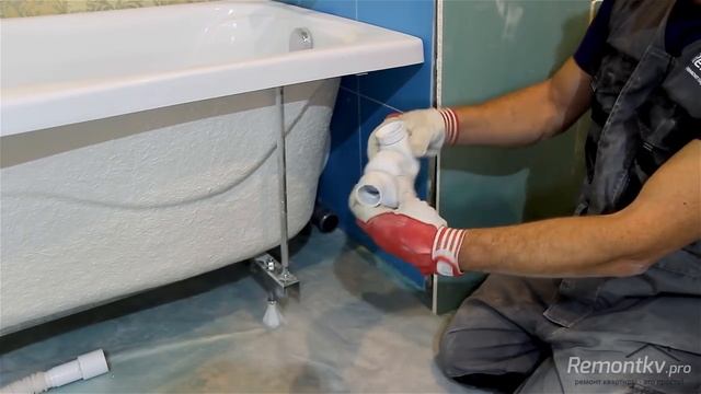 Как подключить слив ванны к трубе канализации (5 простых способов) смотреть онлайн