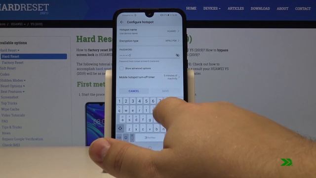 How to Share Network in HUAWEI Y5 2019 - Enable Portable Hotspot смотреть онлайн