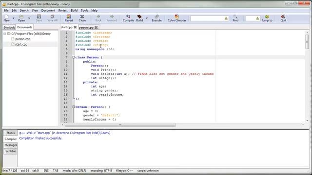 Geany - Compile multiple files смотреть онлайн