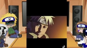 "Реакция команды Минато на ТТ+ взрослый Какаши" Гача клуб 5серия