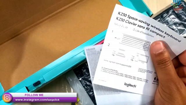 Logitech K230 Wireless Keyboard Unboxing with Quick Review | 24 months battery backup | WepClick смотреть онлайн