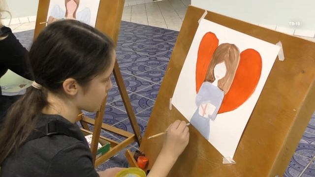 Рисуем картину вместе с мамой Крылья ангела 2019 смотреть онлайн