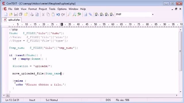 PHP Tutorial For Beginners | Uploading Files The Basics Part 2 смотреть онлайн