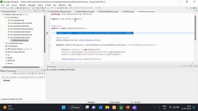 Address microservice spring boot project explanation // Easy Learning Channel смотреть онлайн