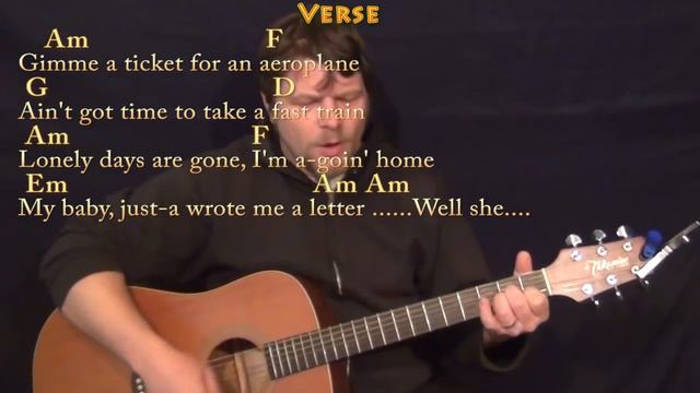 The Letter (The Box Tops) Guitar Cover Lesson with Chords/Lyrics - Munson смотреть онлайн
