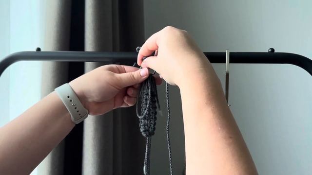 How to: Macrame Basic / Easy Key Keychain / Macrame For Beginners❣️ смотреть онлайн