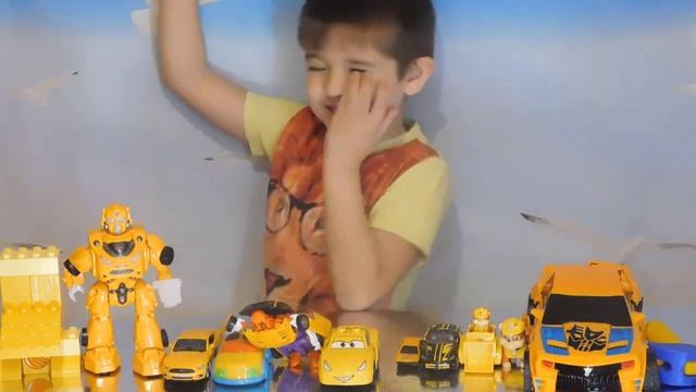 Обзор игрушек , желтого цвета , Yellow toy review ,  развивающие мультики для детей.mp4