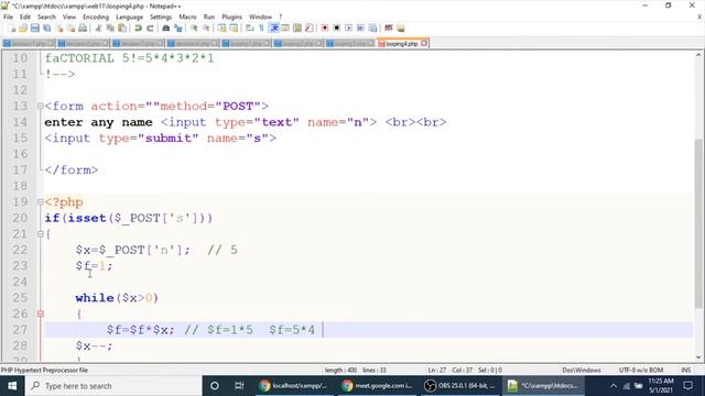 #phptutorial8 | looping in php in hindi | for , while and do while loop in php | iteration in php смотреть онлайн
