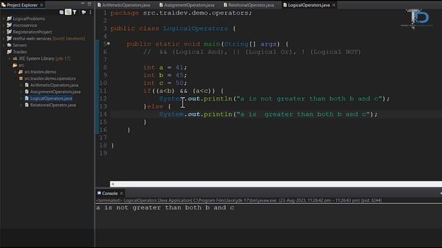 #10 Logical Operators in java | Java tutorials for Beginners in hindi смотреть онлайн