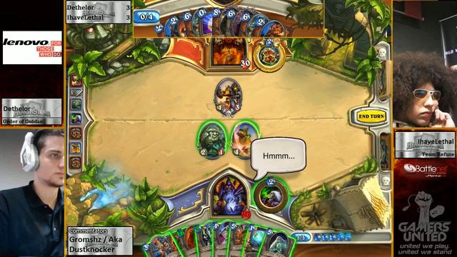 Hearthstone - Gamers United New Year's Launch Event - Day 2 part 4 @ Battlenet Pefkakia смотреть онлайн