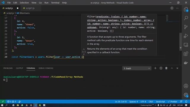 Mastering the Javascript Array Filter Method in just 2 Minutes смотреть онлайн