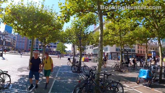 Frankfurt 2022, Germany Walking (Tour 4k Ultra HD 60 Fps) - With Captions