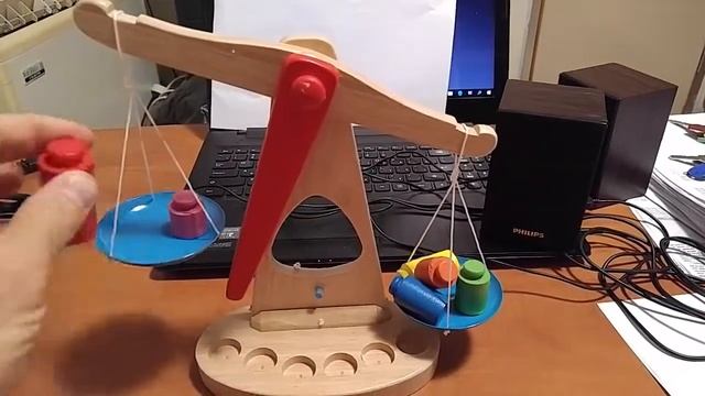 Wooden Balance Scale Early Learning Toys gearbest russian review смотреть онлайн