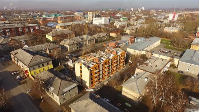 Осенние пейзажи ЖК "Датский Двор" г. Кемерово смотреть онлайн