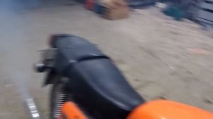 Иж Юпитер 5  с двумя карбюраторами к63 и лепестковыми клапанами, резонатором и 2х контурным БСЗ.