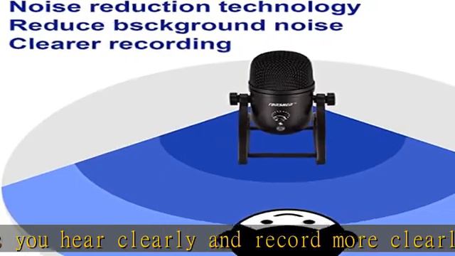 Tonshen USB Podcast Microphone Condenser Microphone for PC and Laptop Podcast Equipment Bundle Gami смотреть онлайн