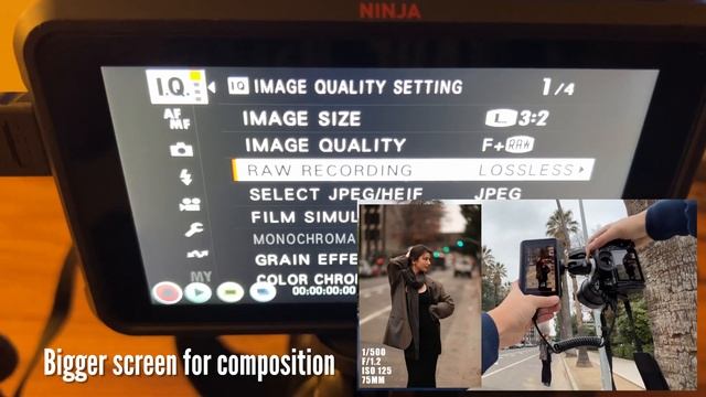 Benefits Of Using The External Recorder | Fujifilm X-H2 & Atomos Ninja V